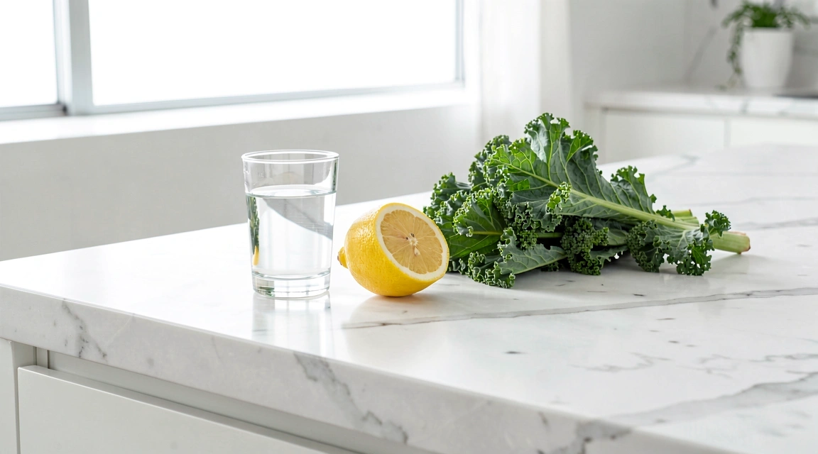 Minimál konyhai hangulat