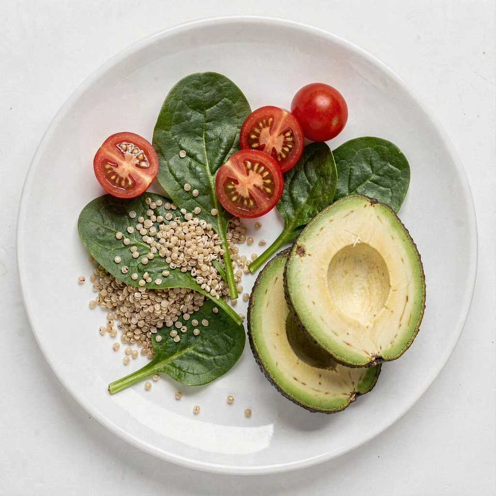 Tudatos tányér összetevői